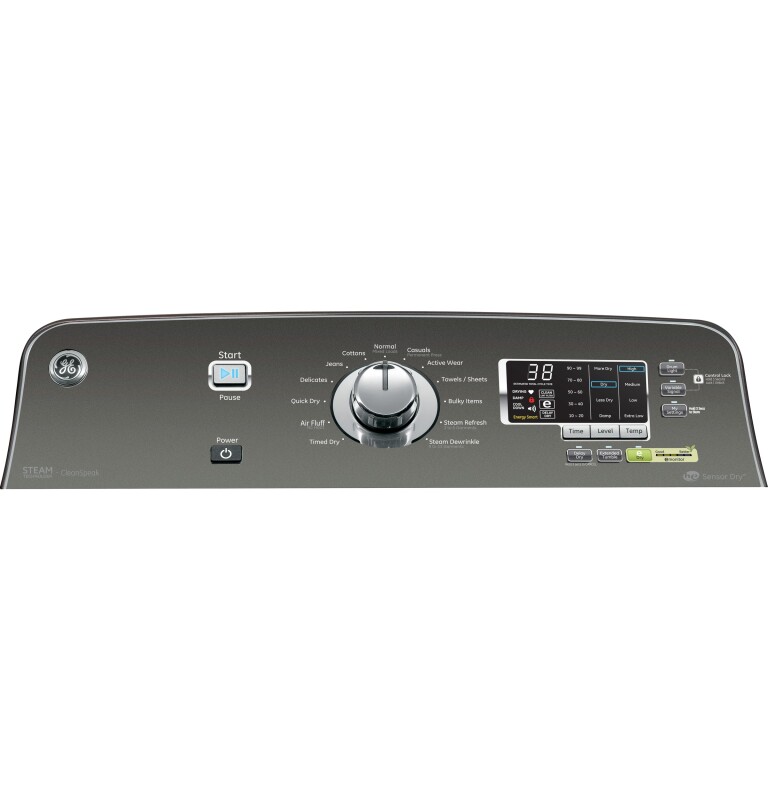 7.8 cu. ft. capacity electric dryer with stainless steel drum and steam GTDS825EDMC, product image 6 of 17