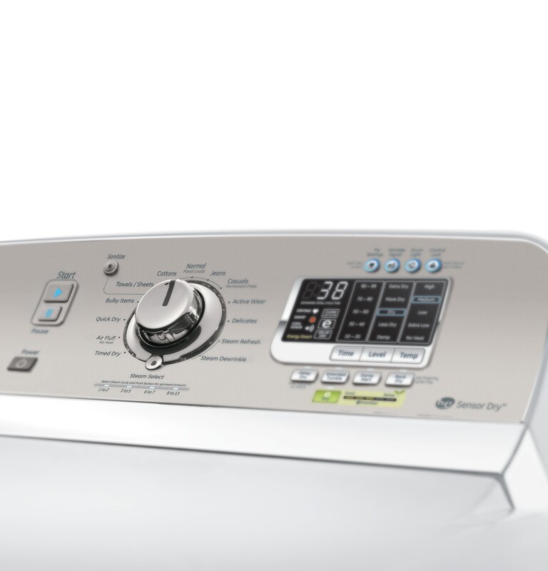 7.8 cu. ft. capacity electric dryer with stainless steel drum and steam GTDS850EDWS, product image 13 of 22