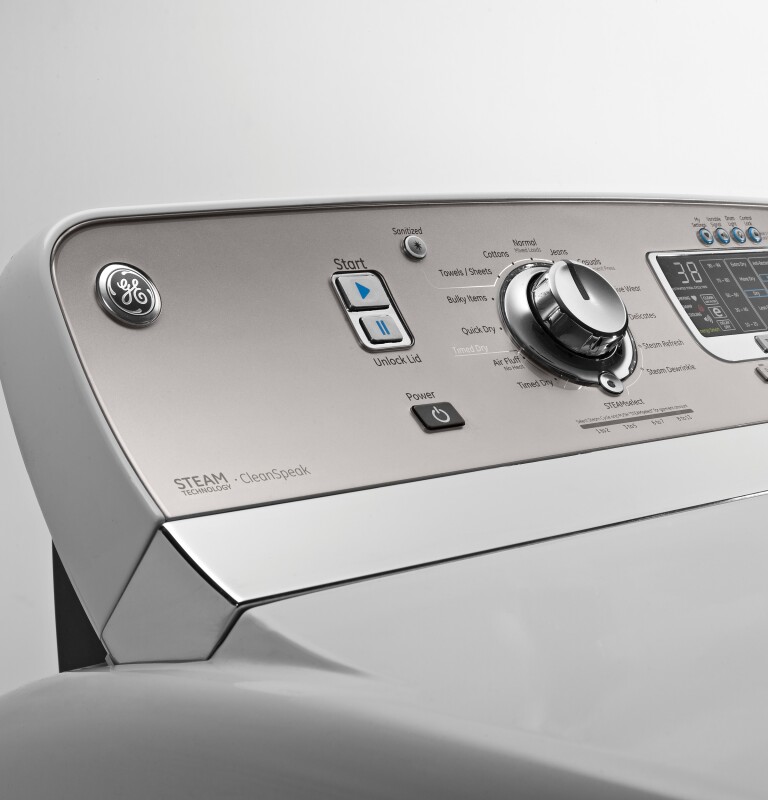 7.8 cu. ft. capacity gas dryer with stainless steel drum and steam GTDS850GDWS, product image 16 of 21
