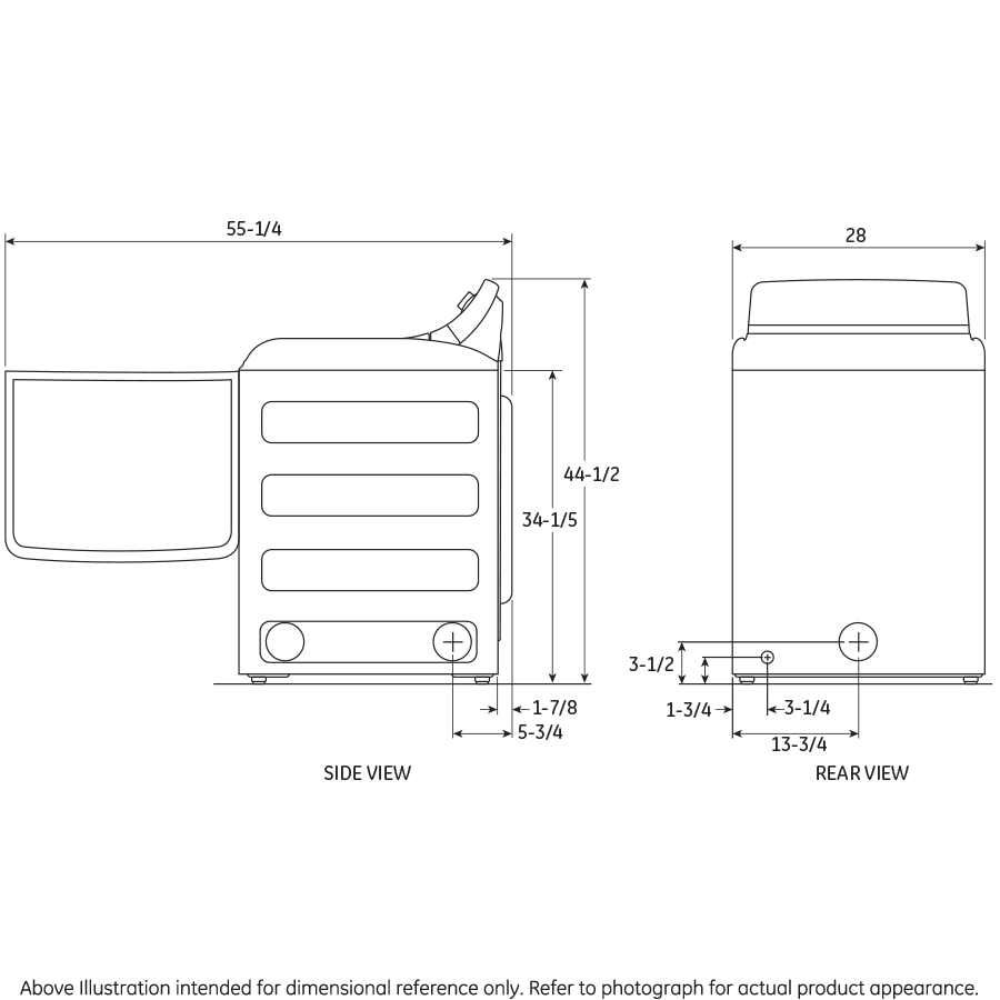 7.8 cu. ft. capacity gas dryer with stainless steel drum and steam GTDS855GDMC
