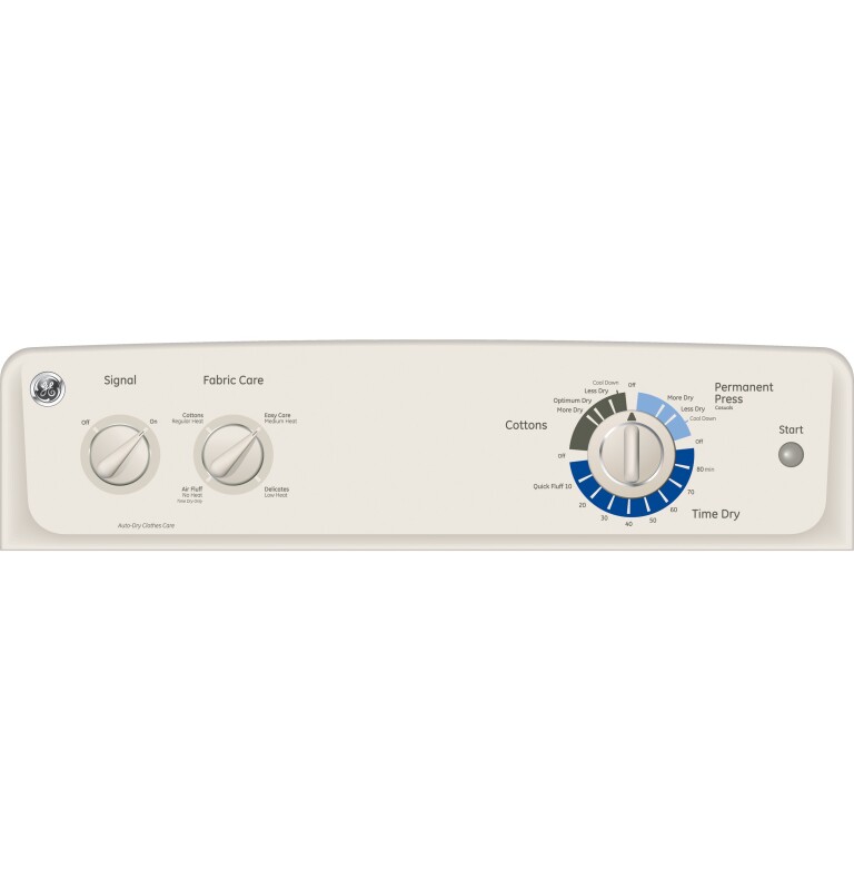 6.0 cu. ft. capacity Dura Drum electric dryer GTDX185EDCC
