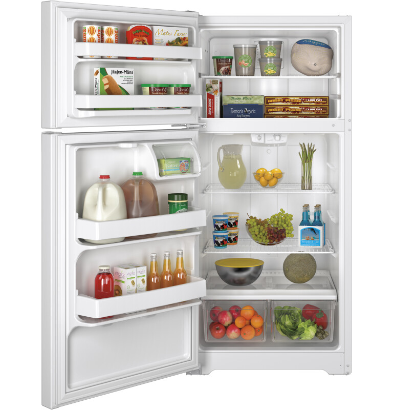 14.6 Cu. Ft. Top-Freezer Refrigerator GTE15CTHLWW