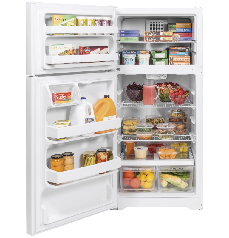 15.6 Cu. Ft. Top-Freezer Refrigerator GTE16DTNLWW