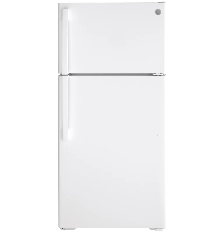 GE 15.6 Cu. Ft. Top-Freezer Refrigerator White GTE16DTNRWW Picture 1