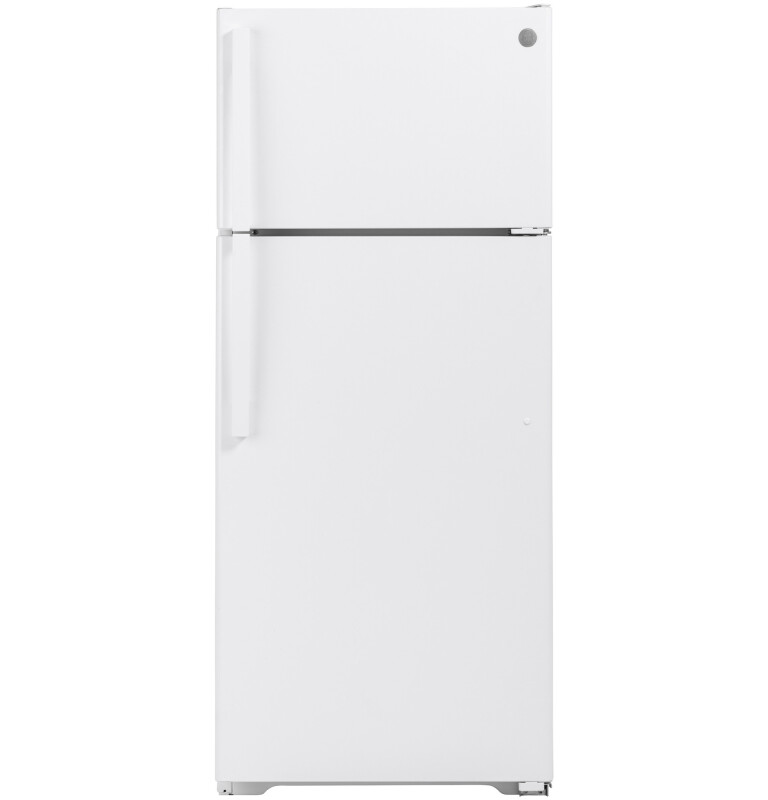 GE 17.5 Cu. Ft. Top-Freezer Refrigerator White GTE18GTNRWW Picture 1