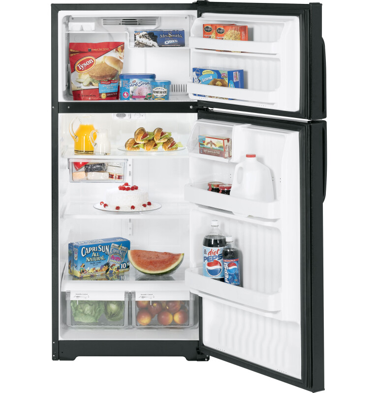 16.5 Cu. Ft. Top-Freezer Refrigerator GTH17JBCBB