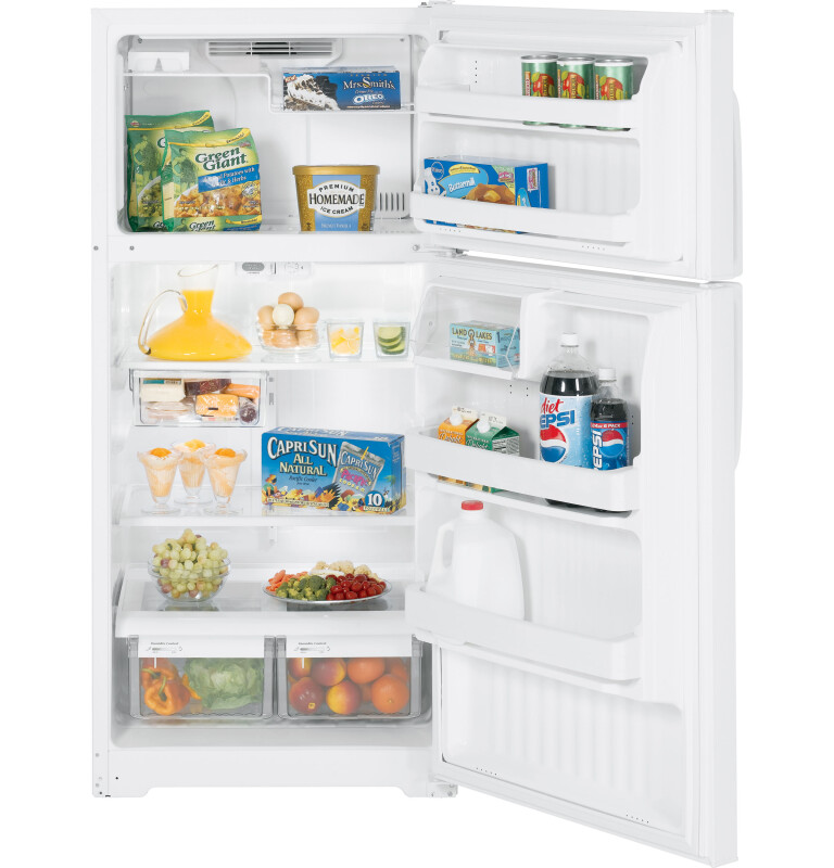 16.5 Cu. Ft. Top-Freezer Refrigerator GTH17JBCWW