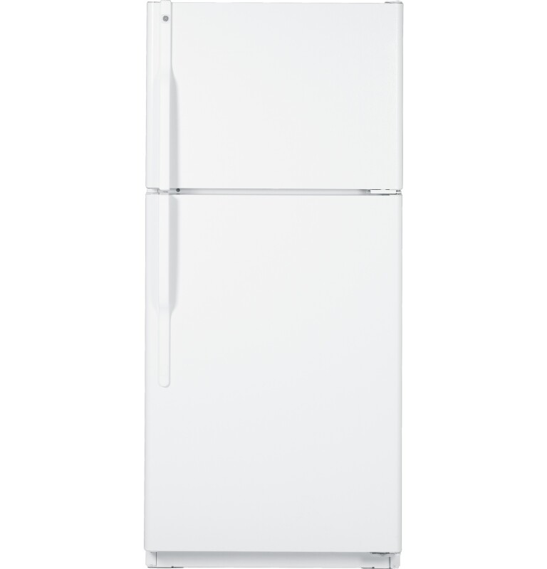 16.5 Cu. Ft. Top-Freezer Refrigerator GTH17JBCWW, product image 2 of 4