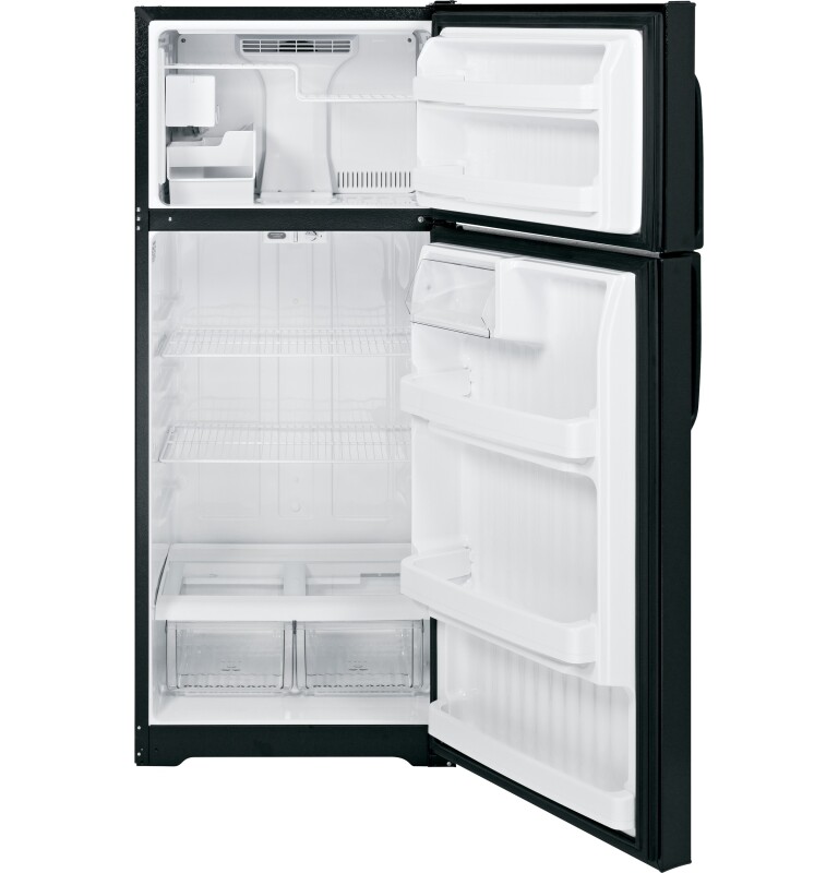 18.1 Cu. Ft. Top-Freezer Refrigerator GTH18CCEBB, product image 3 of 7