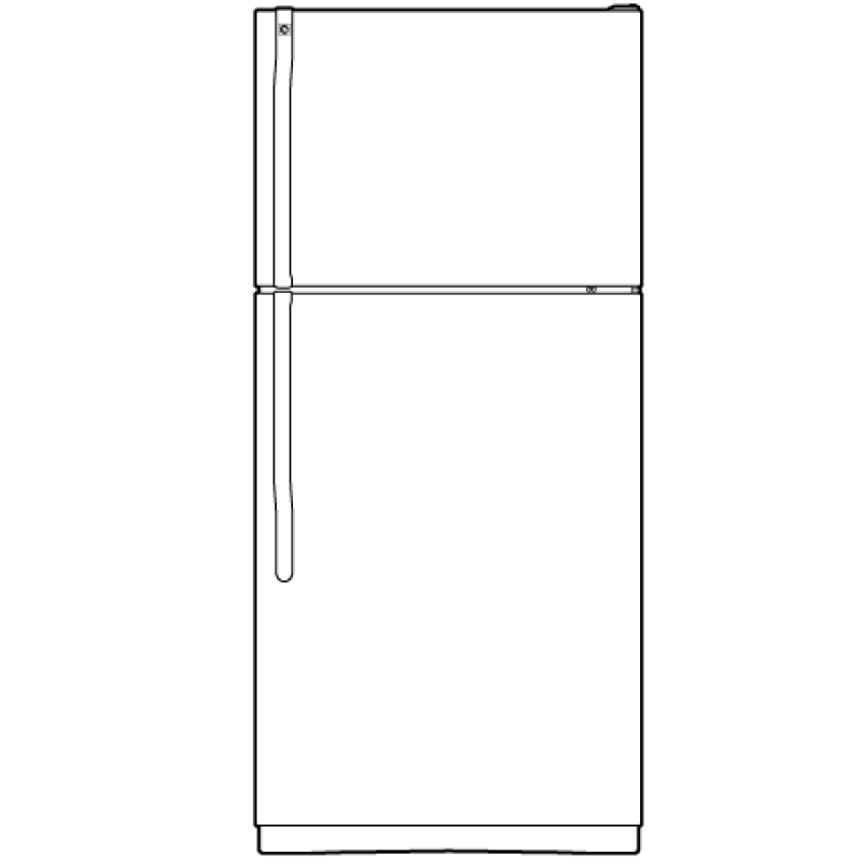 17.9 Cu. Ft. Top-Freezer Refrigerator view 3
