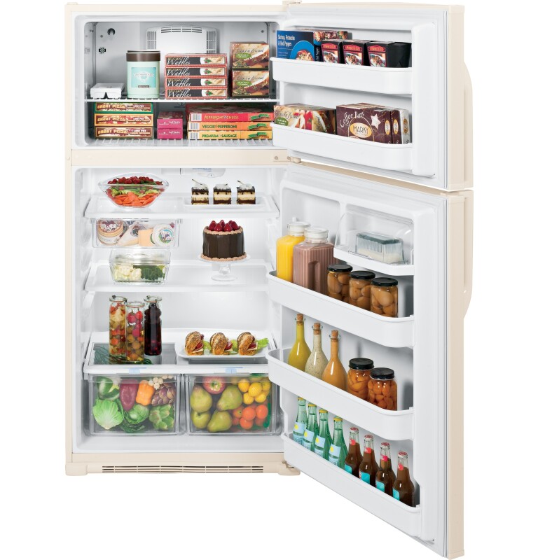 21.0 Cu. Ft. Top-Freezer Refrigerator GTH21GBECC, product image 2 of 7