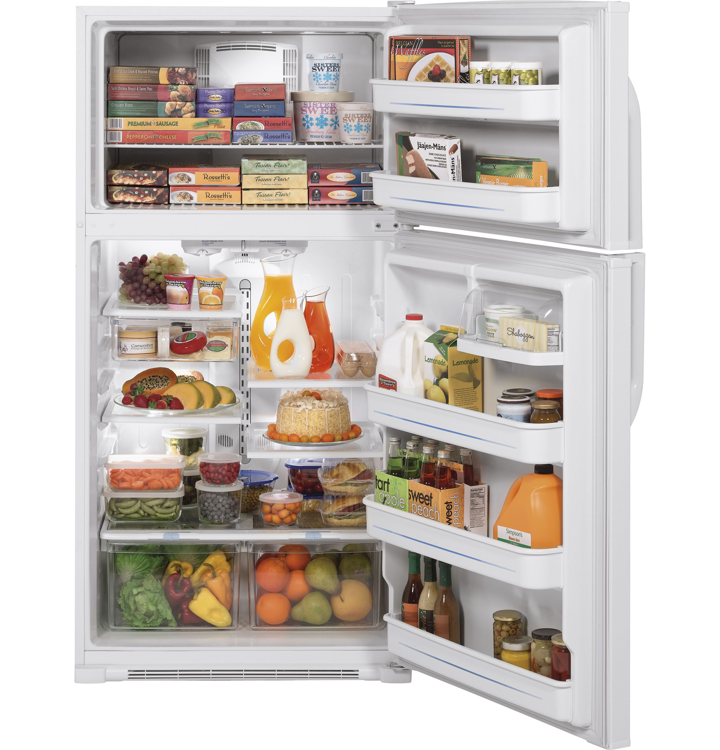 21.0 Cu. Ft. Top-Freezer Refrigerator GTH21KBXWW