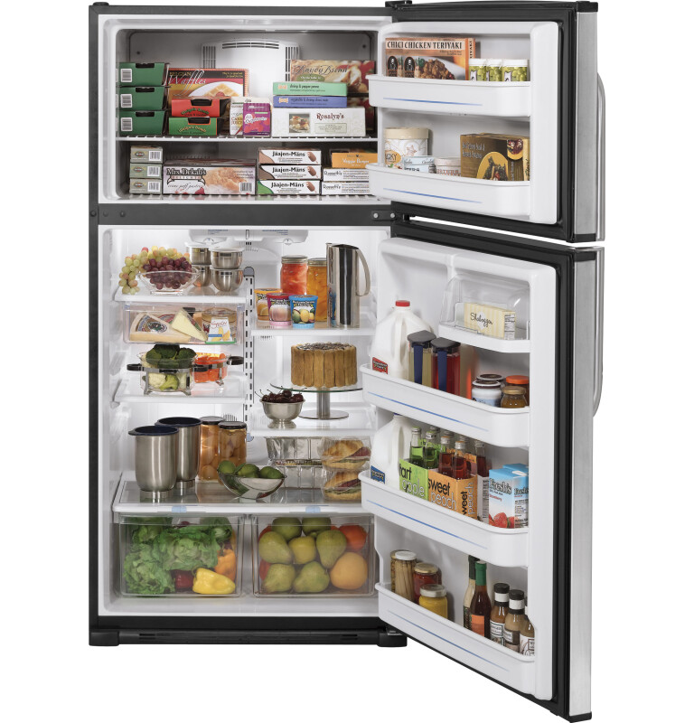21.0 Cu. Ft. Stainless Top-Freezer Refrigerator GTH21SBXSS