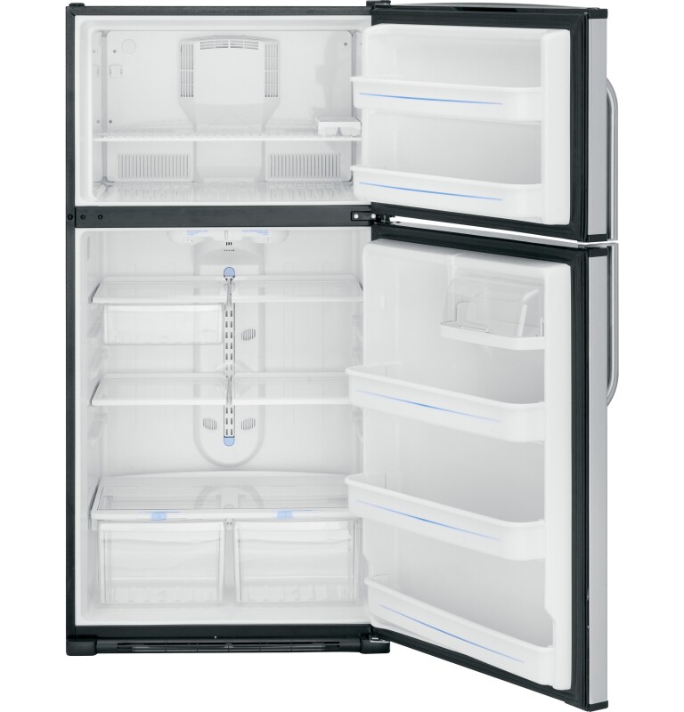 21.0 Cu. Ft. Stainless Top-Freezer Refrigerator GTH21SBXSS, product image 3 of 5