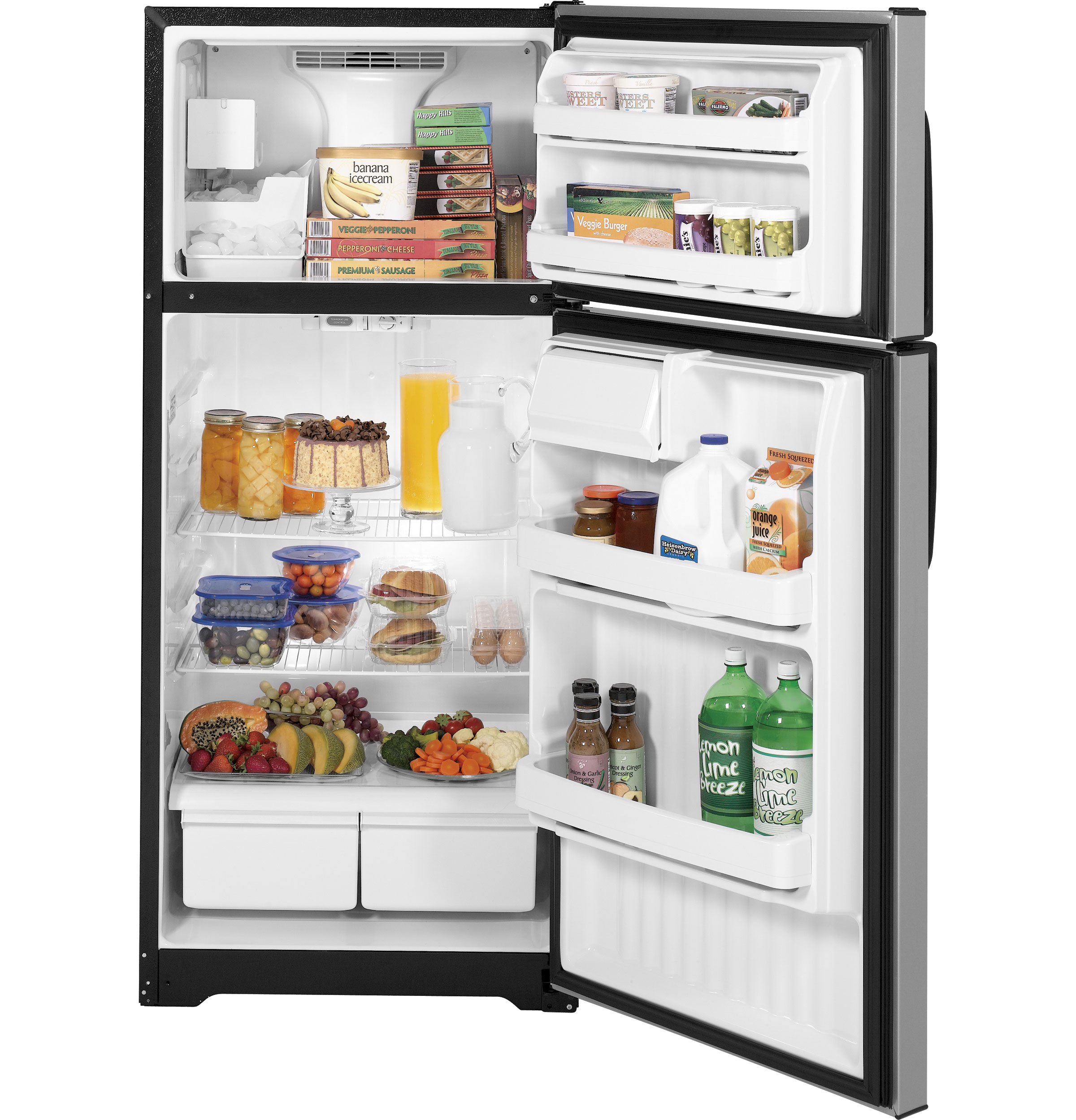 16.5 Cu. Ft. Top-Freezer Refrigerator GTJ17BCCSA
