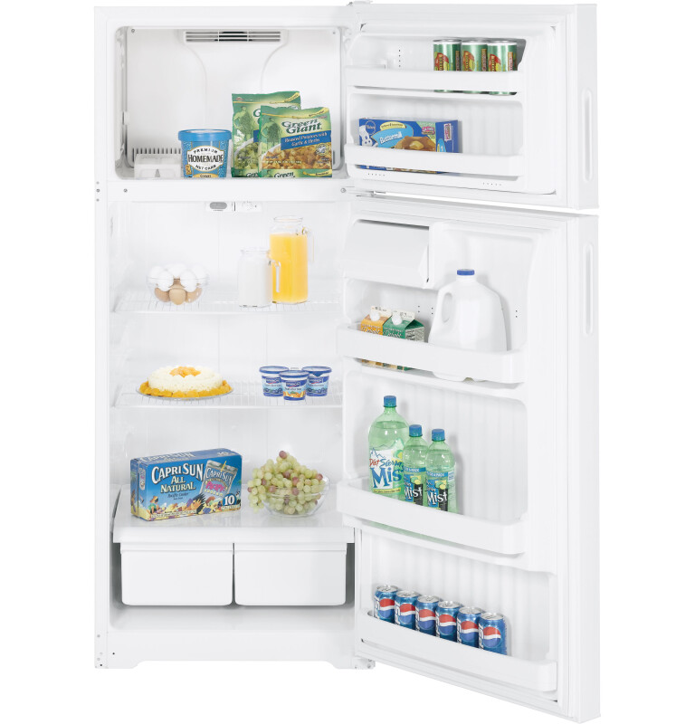 18.1 Cu. Ft. Top-Freezer Refrigerator GTN18BBCWW