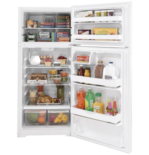 Buy GE 16.6 Cu. Ft. Top-Freezer Refrigerator | GTS17DTNRWW