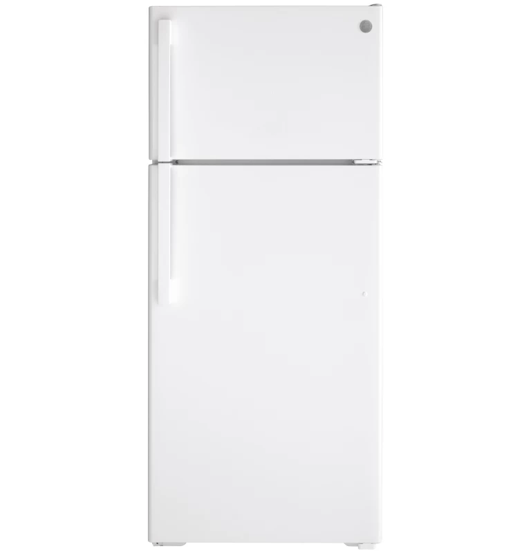 GE 17.5 Cu. Ft. Top-Freezer Refrigerator White GTS18DTNRWW Picture 1