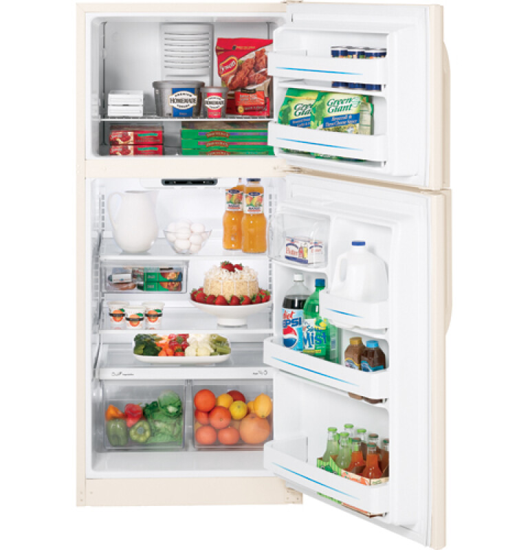 18.0 Cu. Ft. Top-Freezer Refrigerator GTS18TBSCC, product image 2 of 2