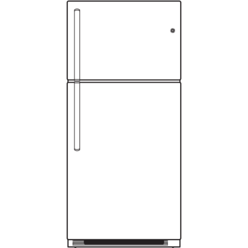 20.8 Cu. Ft. Top-Freezer Refrigerator GTS21FSKSS