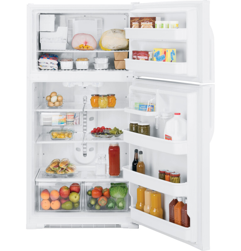21.0 Cu. Ft. Top-Freezer Refrigerator GTS21KCXWW
