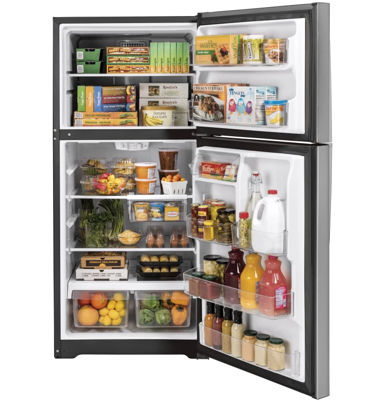 GE's 21.9 Cu. Ft Top-Freezer Refrigerator | GTS22KYNRFS