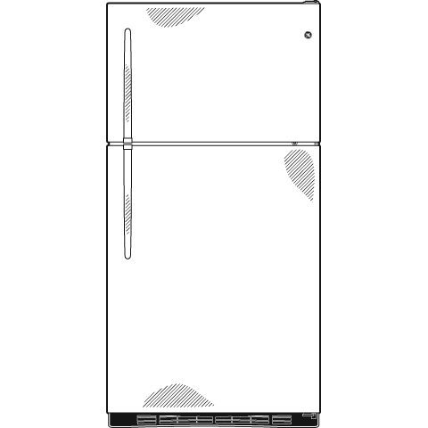 21.7 Cu. Ft. Top-Freezer Refrigerator GTS22SBXSS