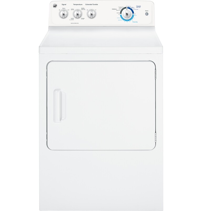 GE Long Vent 7.0 cu. ft. capacity Dura Drum gas dryer White GTV21GSSJWW Picture 1