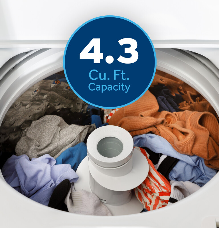 4.3 cu. ft. Capacity Washer with Stainless Steel Basket,Cold Plus and Water Level Control view 11