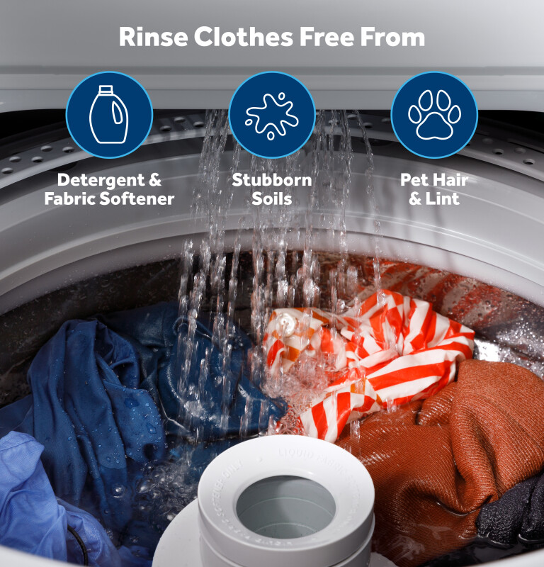 4.3 cu. ft. Capacity Washer with Stainless Steel Basket,5-yr Limited Warranty view 7