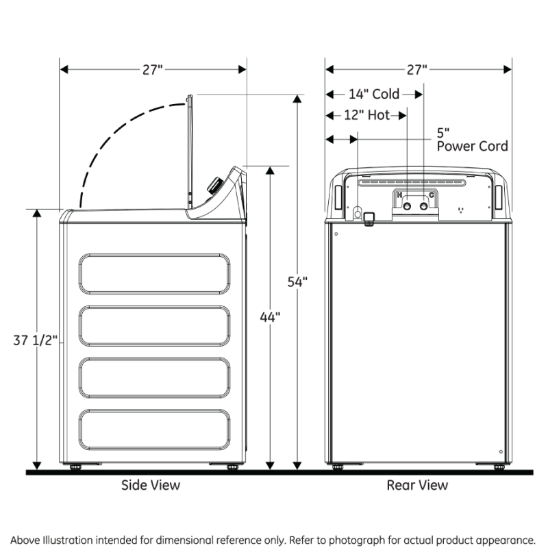 4.3 cu. ft. Capacity Washer with Stainless Steel Basket,5-yr Limited Warranty view 28