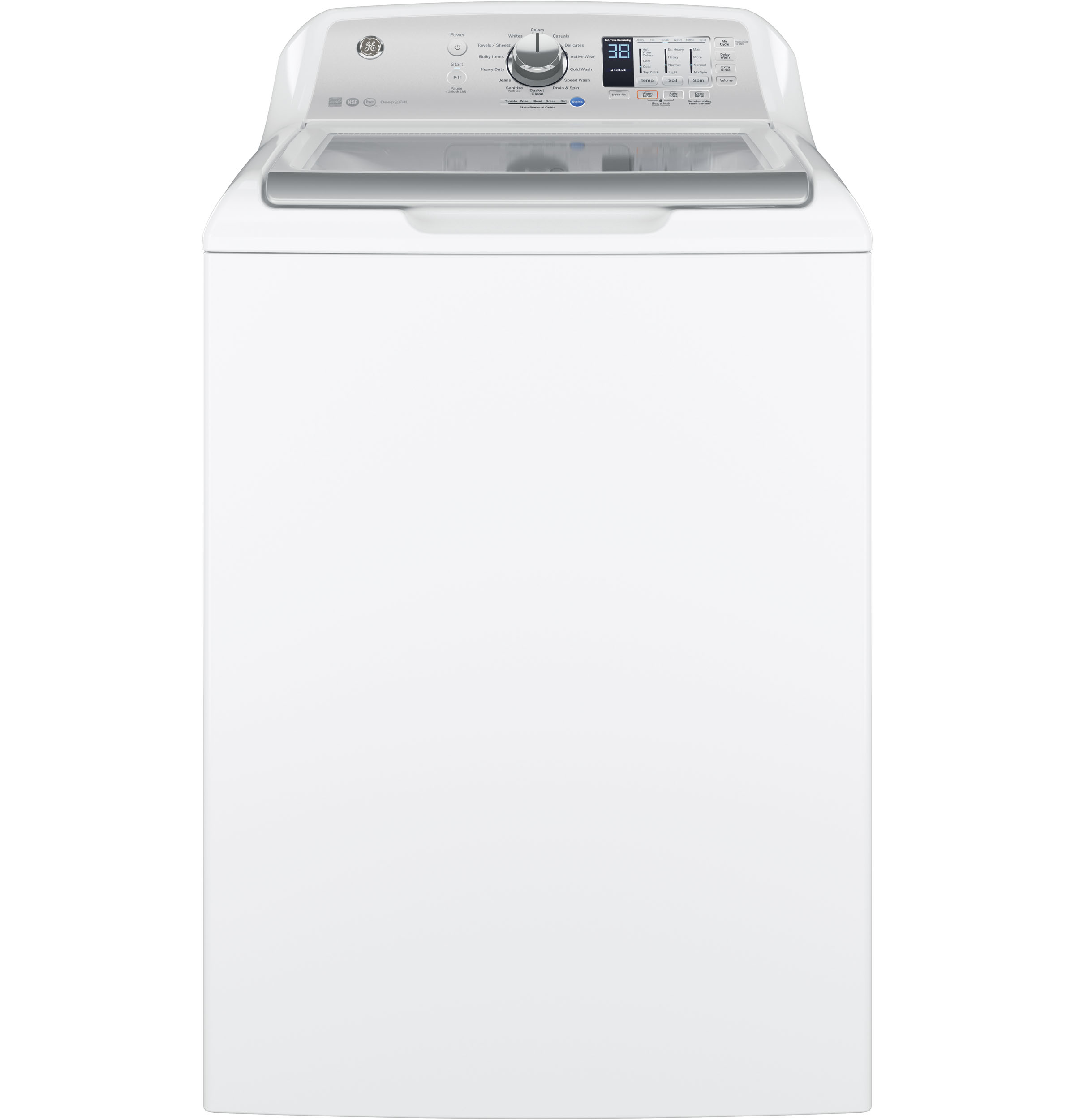 4.5 cu. ft. Capacity Washer with Stainless Steel Basket GTW685BSLWS