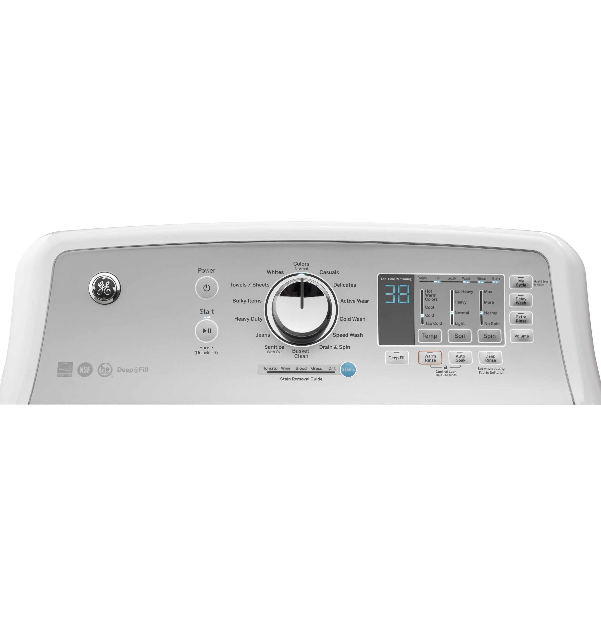 4.5 cu. ft. Capacity Washer with Stainless Steel Basket GTW685BSLWS