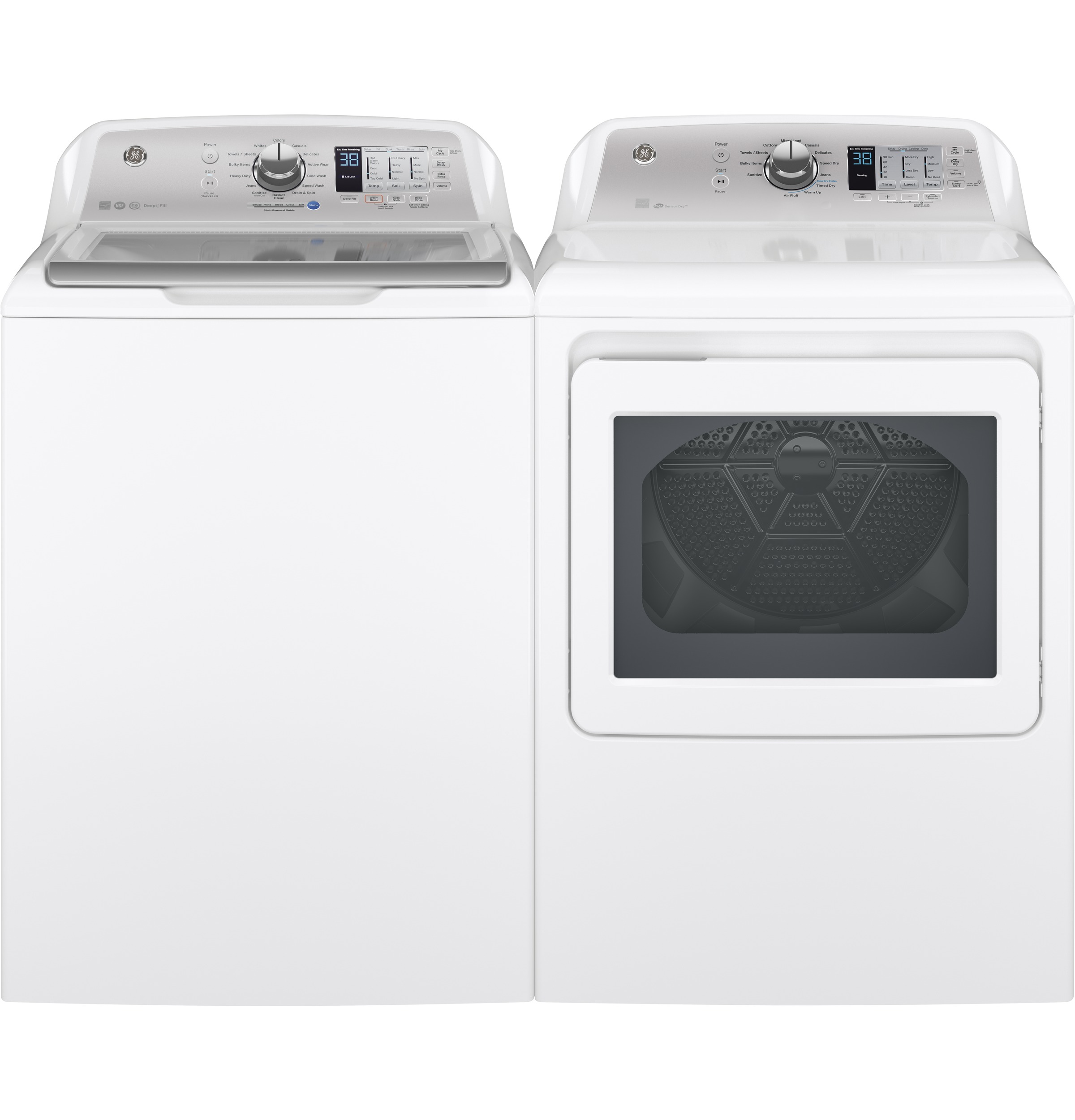 4.5 cu. ft. Capacity Washer with Stainless Steel Basket GTW685BSLWS