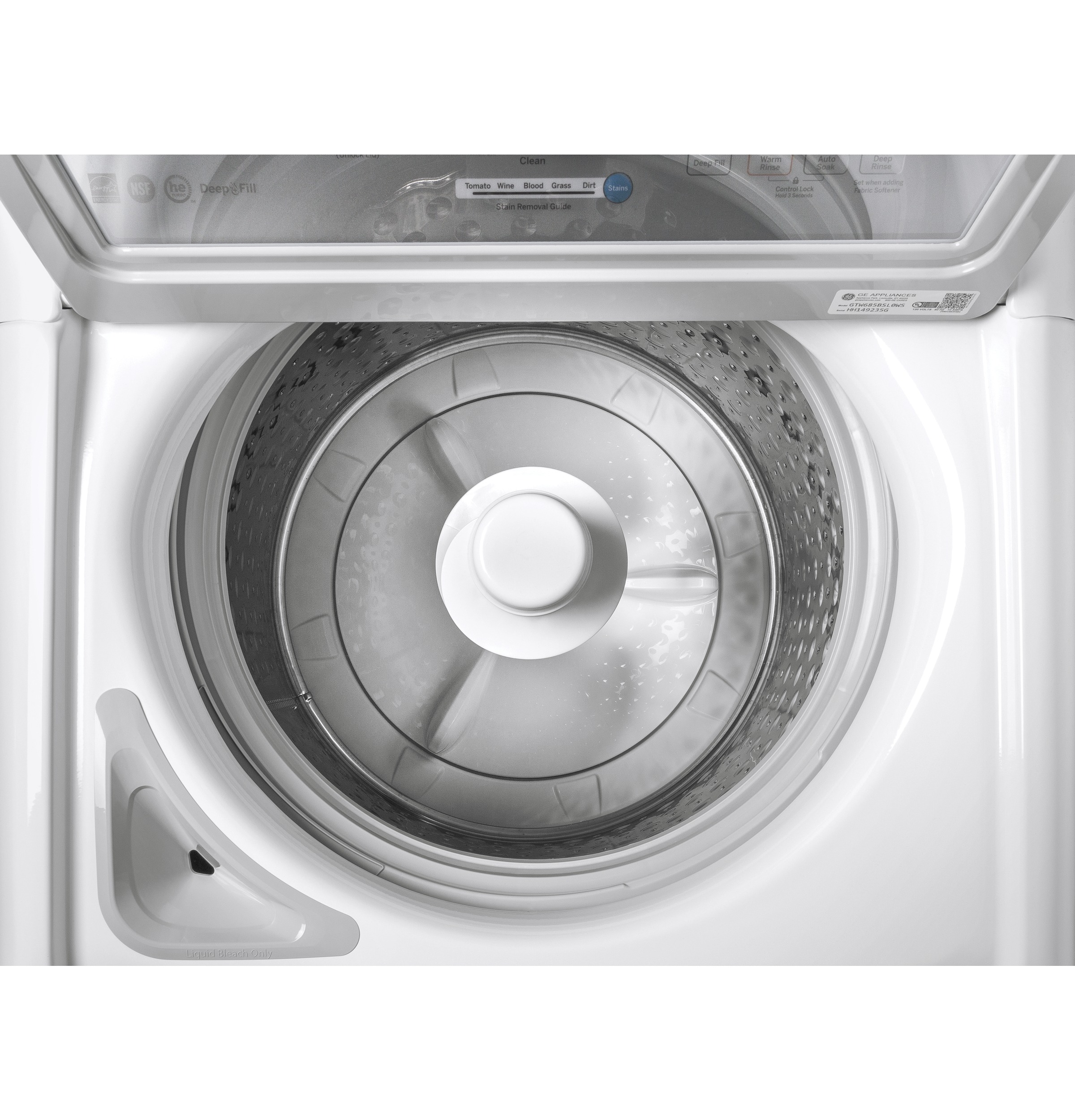 4.5 cu. ft. Capacity Washer with Stainless Steel Basket GTW685BSLWS