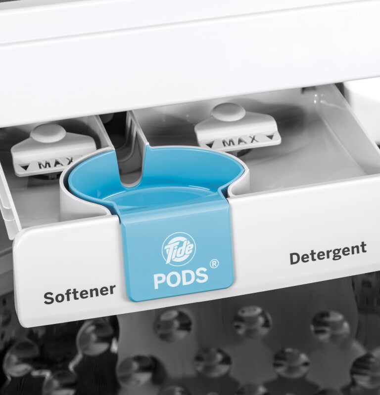 GE® ENERGY STAR® 4.8 cu. ft. Capacity Washer with Sanitize w/Oxi and FlexDispense® GTW720BSNWS