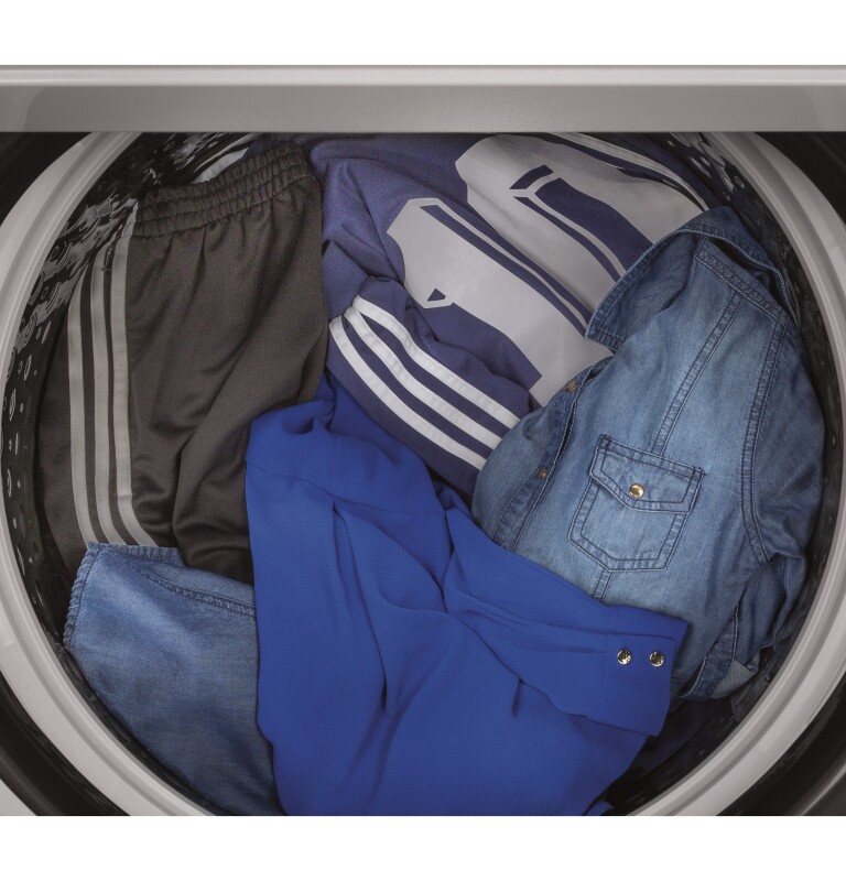 GE® ENERGY STAR® 4.8 cu. ft. Capacity Washer with Sanitize w/Oxi and FlexDispense® GTW720BSNWS