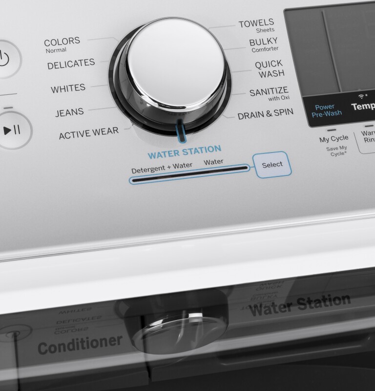 5.2 cu. ft. Capacity Smart Washer with Sanitize w/Oxi and SmartDispense GTW840CSNWS