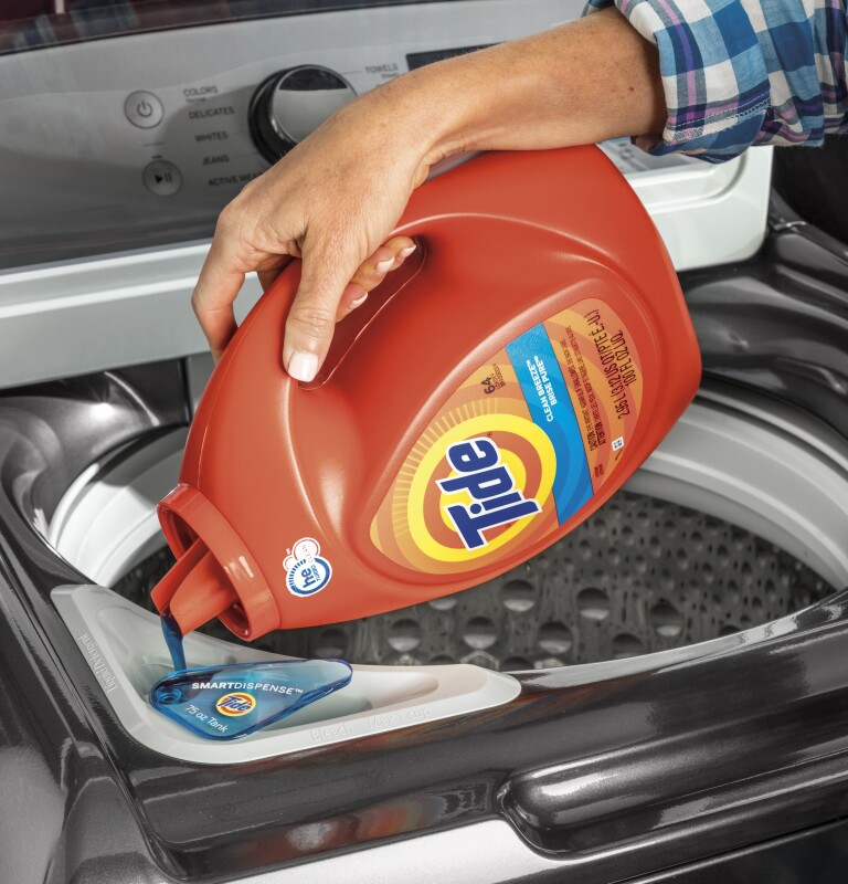 5.0 cu. ft. Capacity Smart Washer with Sanitize w/Oxi and SmartDispense GTW845CPNDG