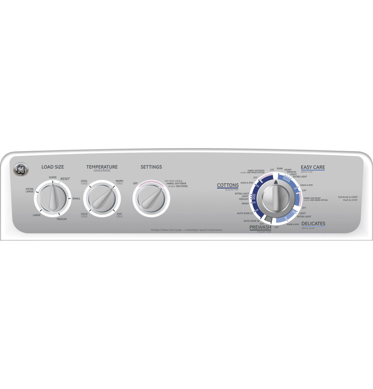 3.6 DOE cu. ft. stainless steel capacity washer GTWN4000MWS