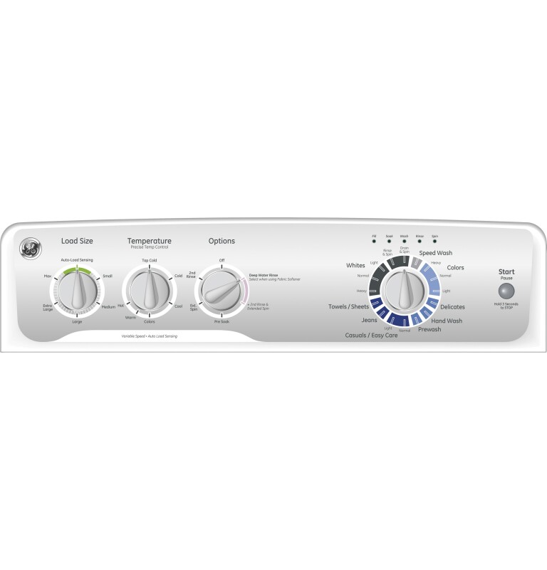 3.8 DOE cu. ft. stainless steel capacity washer GTWN4250DWS