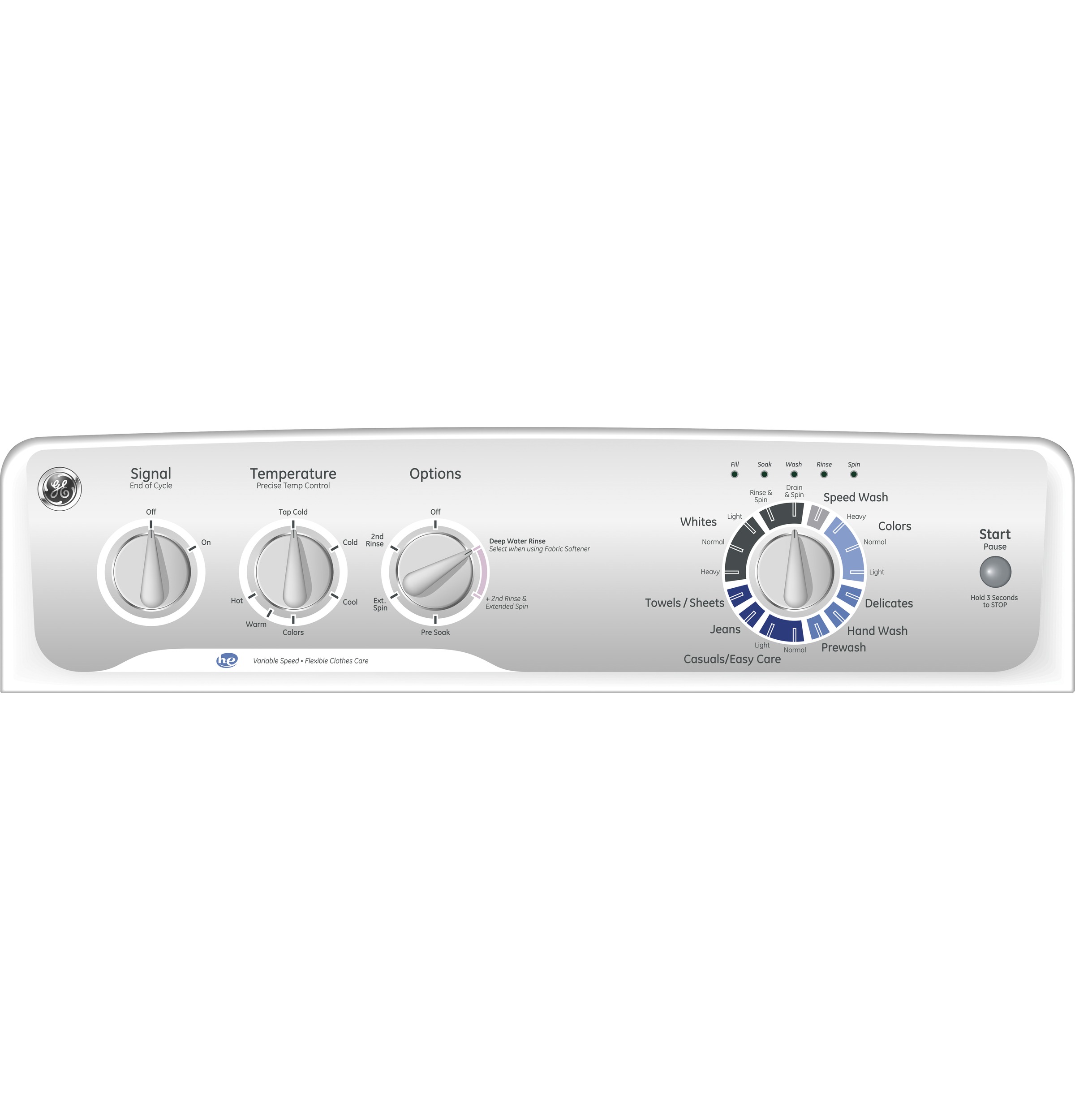4.0 DOE cu. ft. stainless steel capacity washer GTWN4950DWS, product image 2 of 6