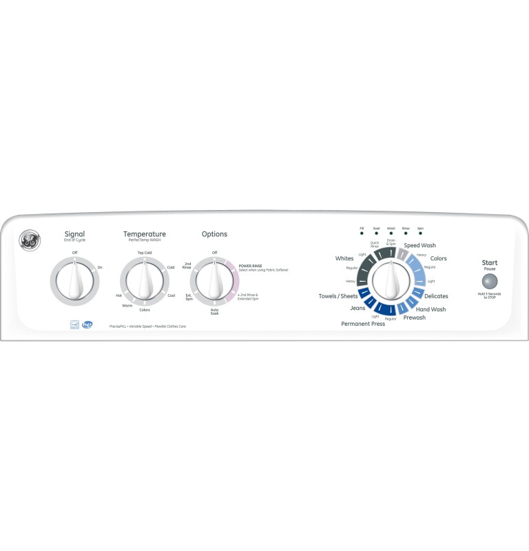 4.0 DOE cu. ft. stainless steel capacity washer GTWN4950FWW