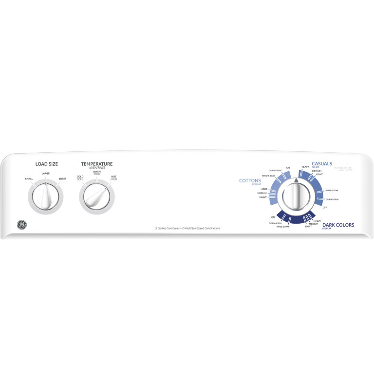 3.3 DOE cu. ft. capacity PermaTuf II smooth basket GTWP1000MWW