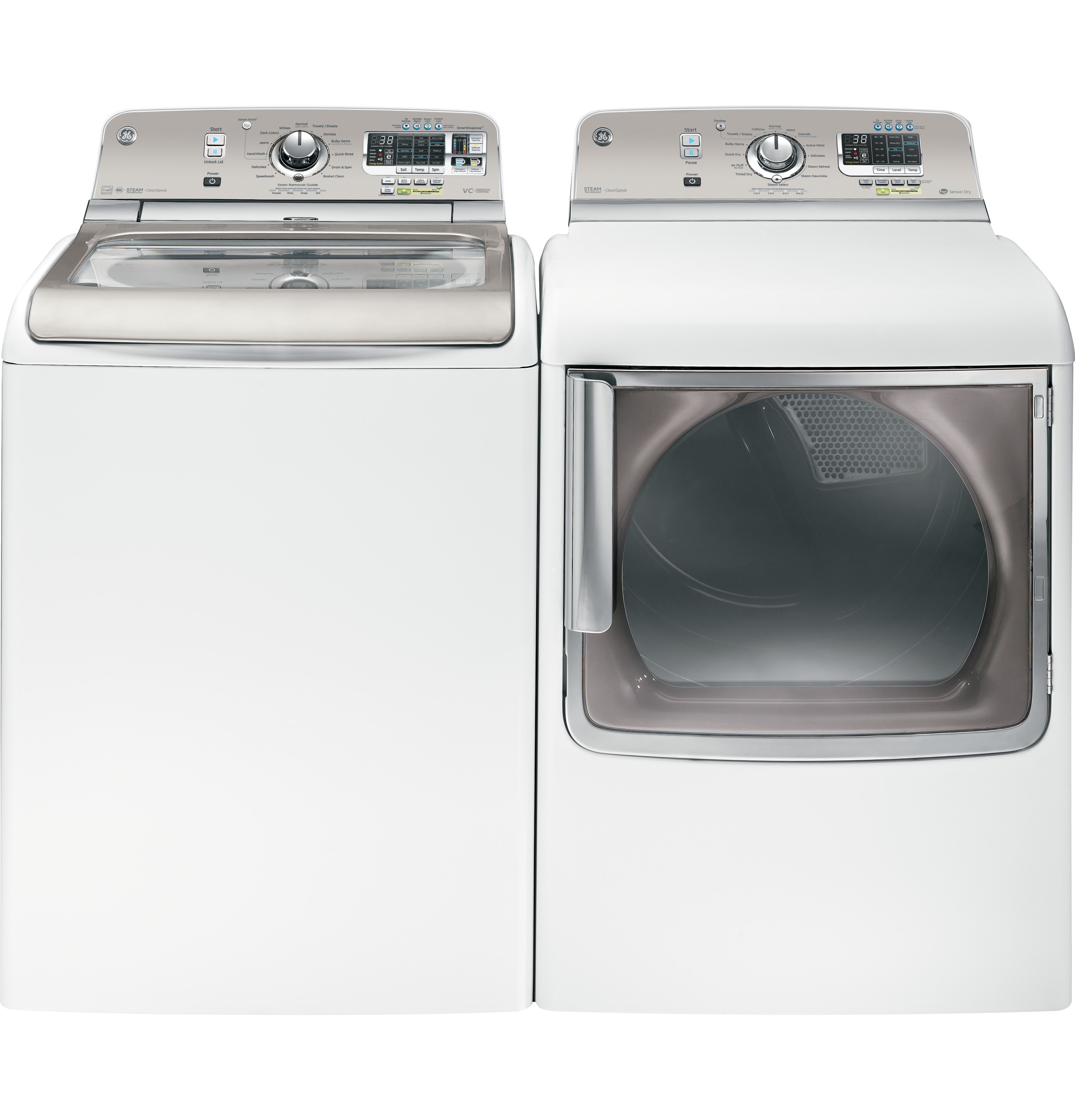 5.0 DOE cu. ft. capacity washer with stainless steel basket and steam GTWS8650DWS, product image 6 of 29
