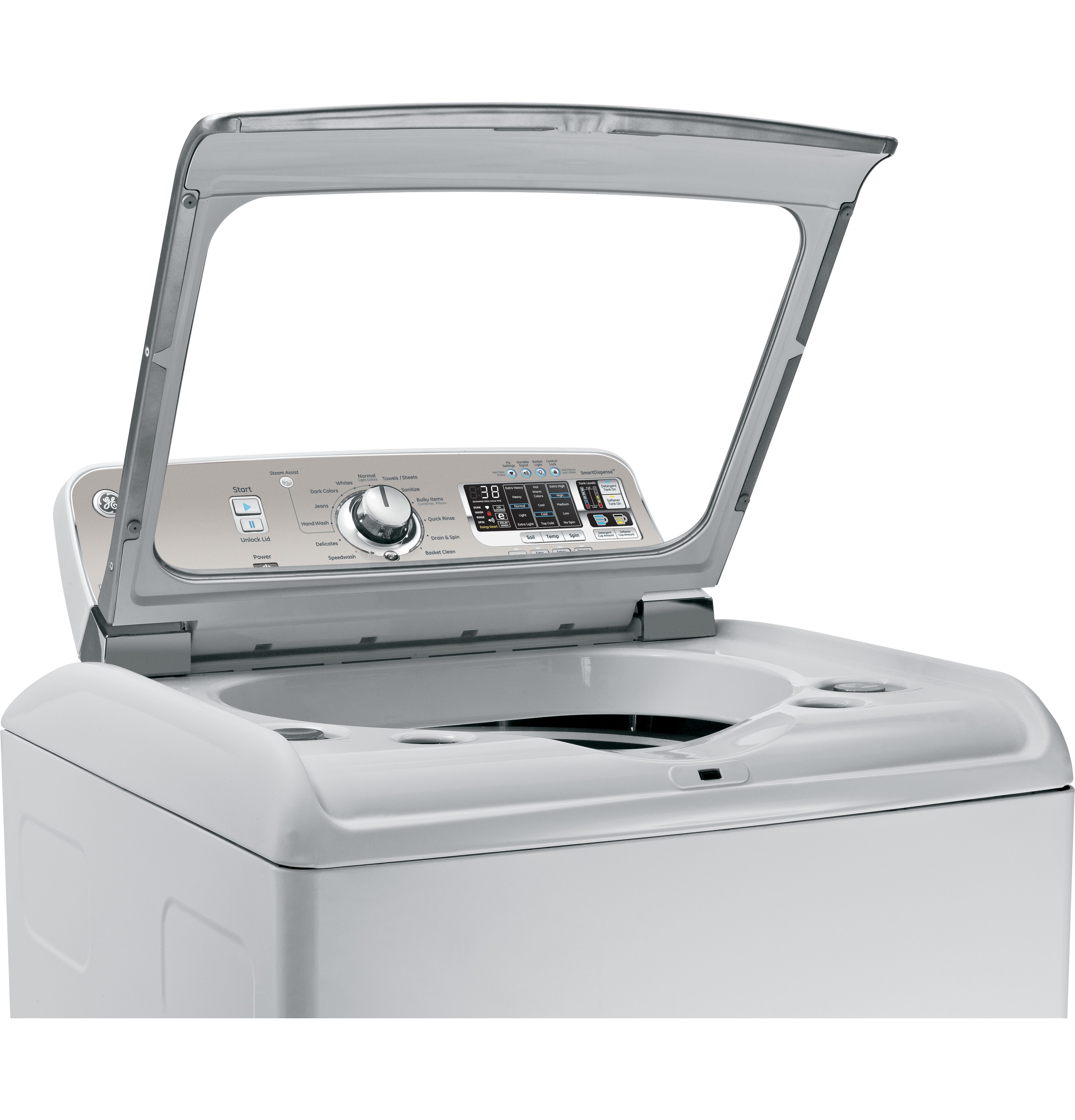 5.0 DOE cu. ft. capacity washer with stainless steel basket and steam GTWS8650DWS, product image 15 of 29