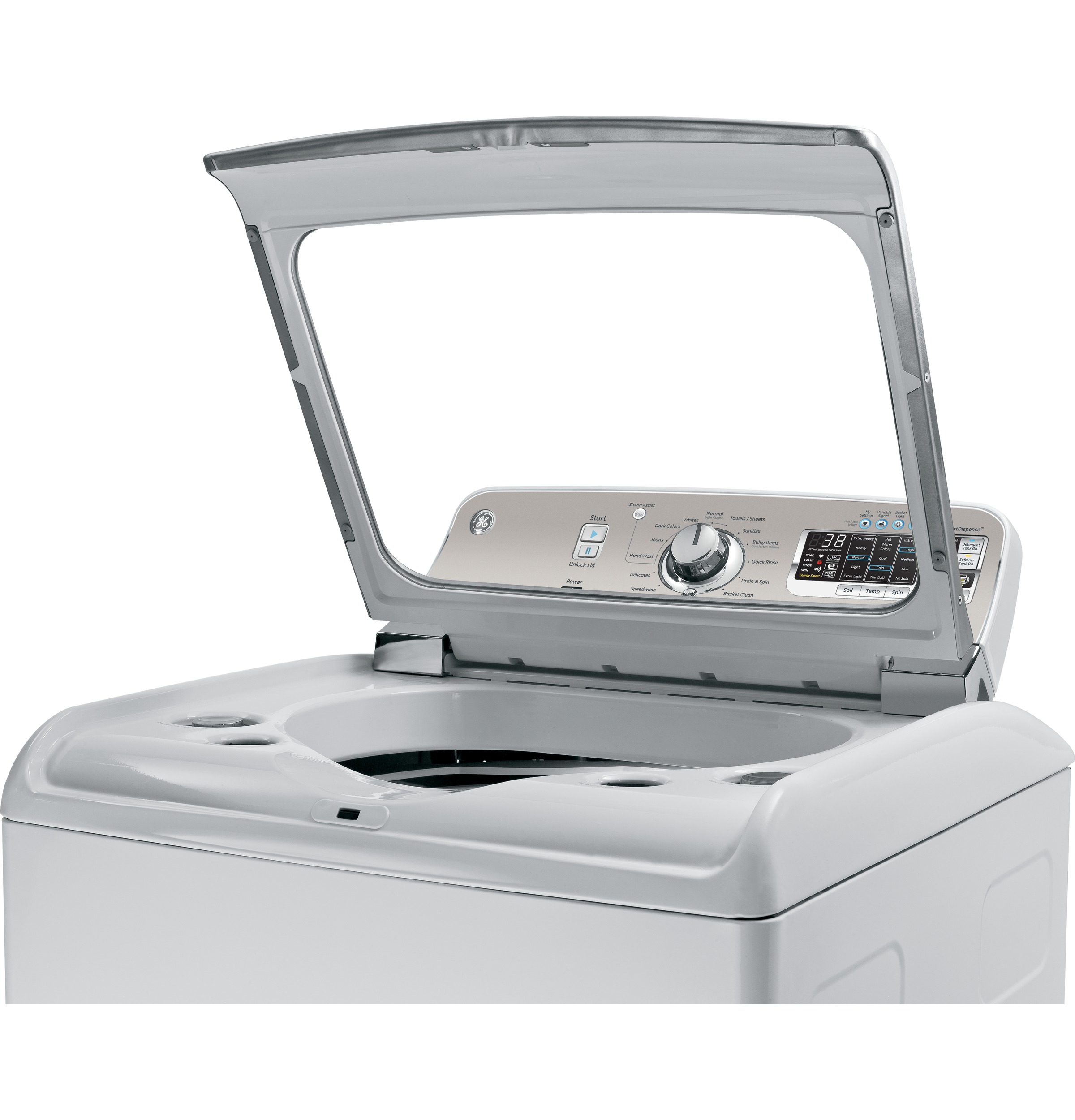 5.0 DOE cu. ft. capacity washer with stainless steel basket and steam GTWS8650DWS, product image 16 of 29