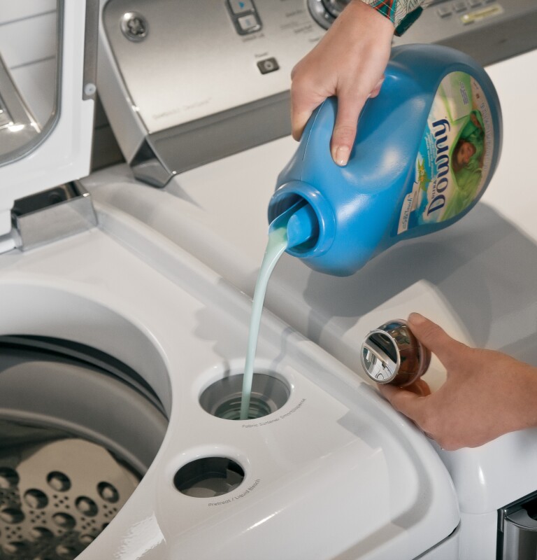 5.0 DOE cu. ft. capacity washer with stainless steel basket and steam GTWS8655DMC
