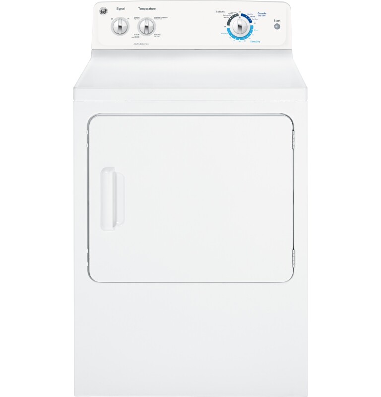 6.0 cu. ft. capacity Dura Drum electric dryer GTX18ESSJWW
