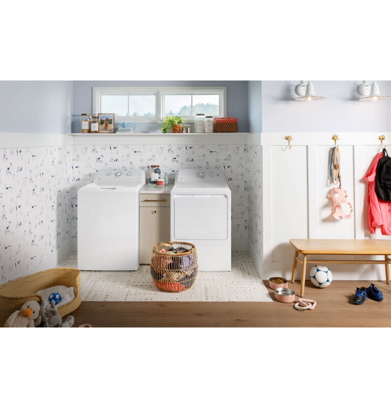 6.2 cu. ft. Capacity Electric Dryer with Up To 120 ft. Venting and Shallow Depth view 11